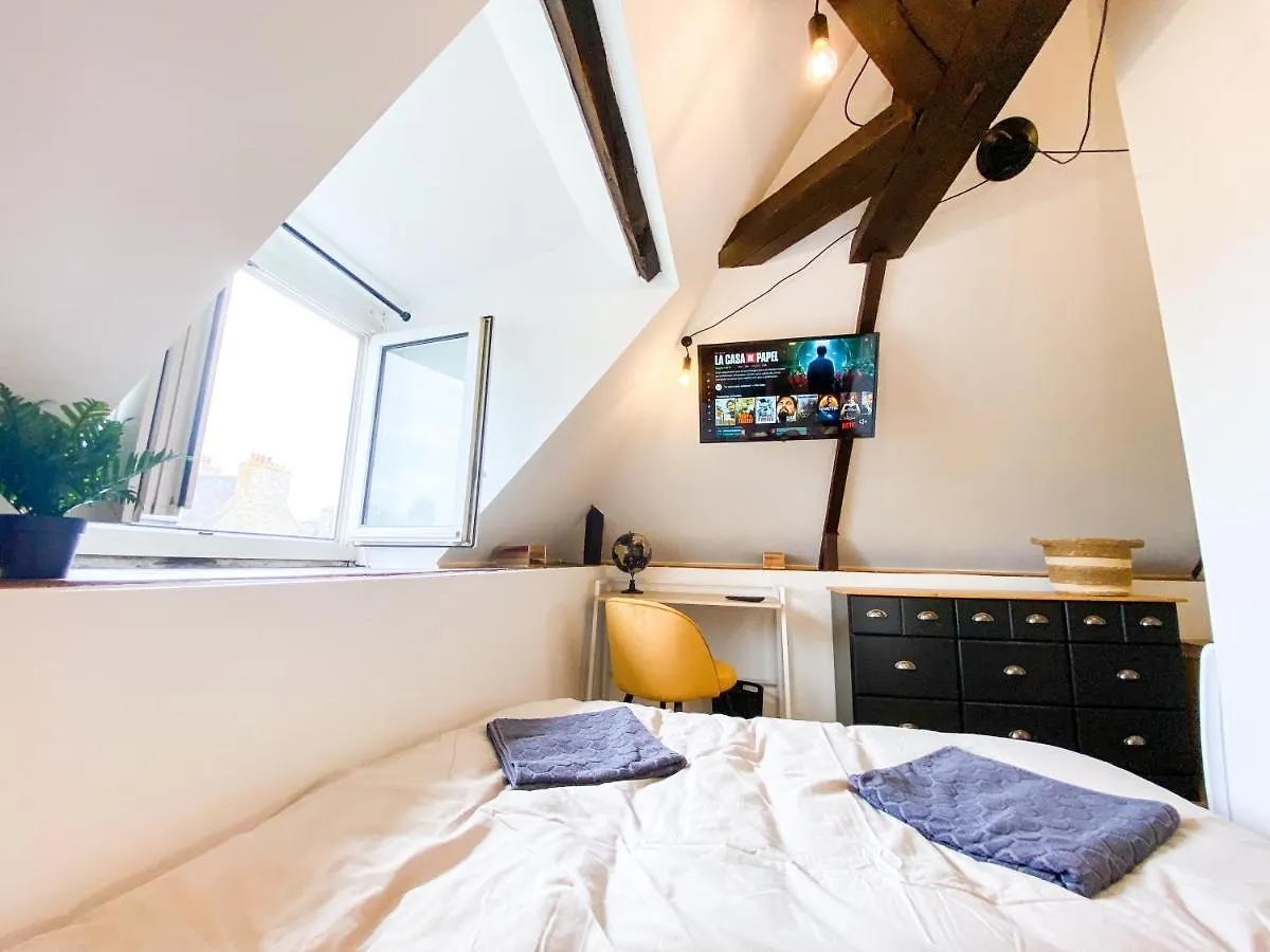 Apartmán **New** Le Nid Douillet Au Coeur De Guingamp